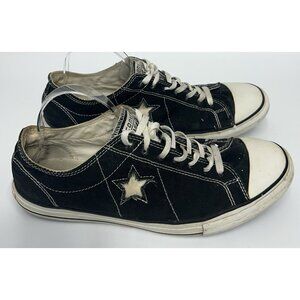 Converse One Star Mens Black White Size 13 Y2K Vintage Low Top Shoes Lace Up